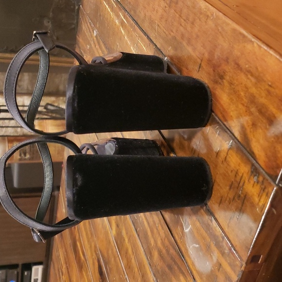 Free people velvet platform clear wedge sandal - Picture 8 of 12